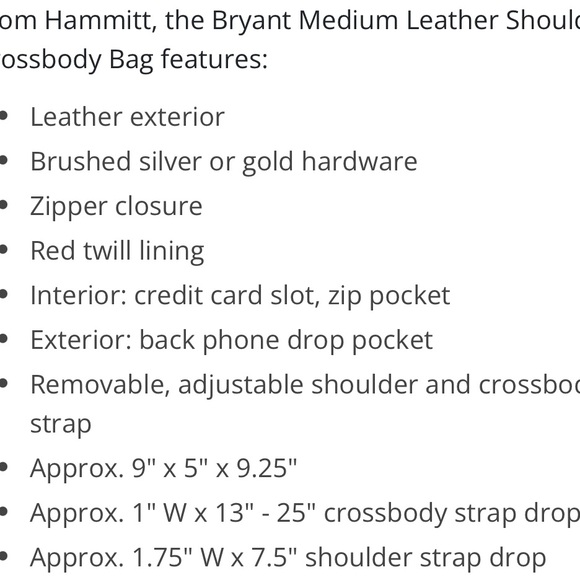 NWT, Hammitt Med. Daniel Bag & 210 Wallet Set in Hydrangea/Pebble Silver - Picture 7 of 9